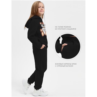 Детский костюм с начёсом KETMIN МИШКА TOY цв.Черный