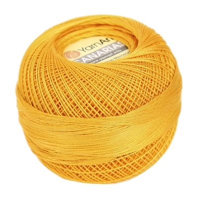 Пряжа для вязания спицами, крючком YarnArt, Canarias, 100% мерсеризованный хлопок, 203 м/20 г, (5307 канарейка)