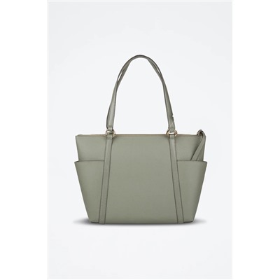 Bolso de piel - Caqui