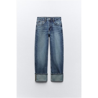 JEANS TRF RECTOS TIRO MEDIO