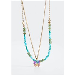 Collar abalorios cristal -  Niña | MANGO OUTLET España