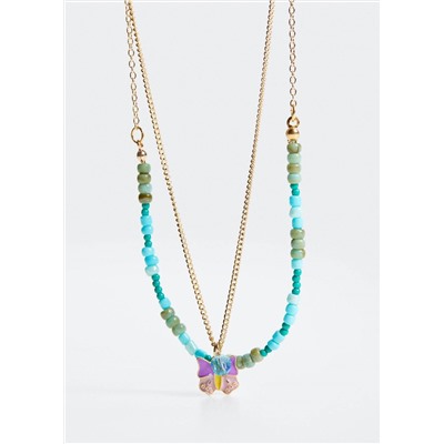 Collar abalorios cristal -  Niña | MANGO OUTLET España