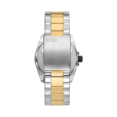 Reloj de cuarzo de acero - Plateado y dorado