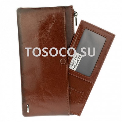 0172-8b coffee кошелек FARIRUN натуральная кожа 12x22x2