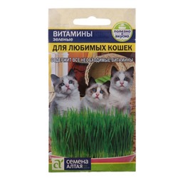 Семена Зеленые Витамины для любимых Кошек, ц/п, 10 г