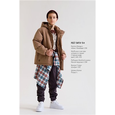 Футболка oversize эспрессо принт Стиракозавр