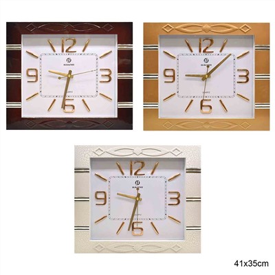 Часы настенные 40х34 см / 86808Z /уп 10/ микс
