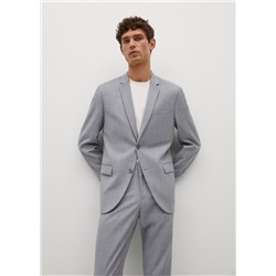 Americana traje super slim fit cuadros -  Hombre | MANGO OUTLET España