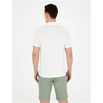 Ekru Slim Fit T -For