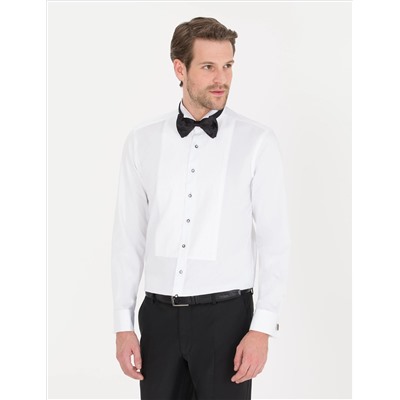Рубашка для смокинга с белым Slim Fit
