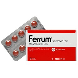 FERRUM HAUSMAN FORT 100 MG / 0.35 MG 30 FILM TABLET