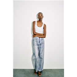 JEANS LOOSE TRF FOIL TIRO MEDIO