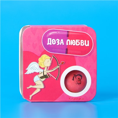 Жевательная резинка «Доза любви» со вкусом клубники, 14 г
