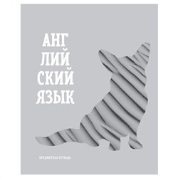 Тетрадь предметная 48л. BG "Подсказки" - Английский язык, матовая ламинация, микро sandy-touch лак