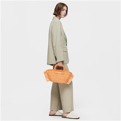 Bolso capazo Dora - naranja claro