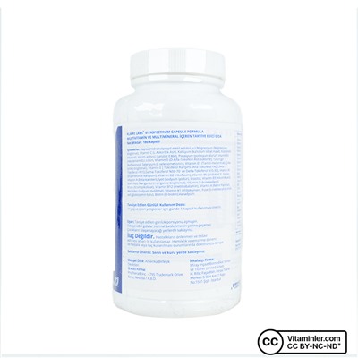 KLaire Labs Vitaspectrum 180 капсул
