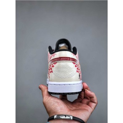 Баскетбольные кроссовки Air Jordan 1 Low, выполненная по индивидуальному заказу синхронизация Года змеи