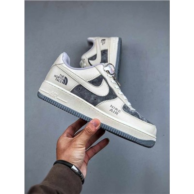 Кроссовки Nik*e Air Force 1 Low 07 x The North Face beige оригинал  версия air force с низким вырезом