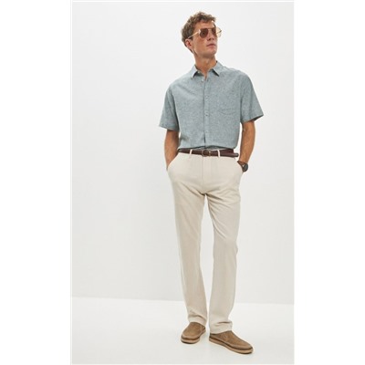 Брюки лен F211-0854 l.beige