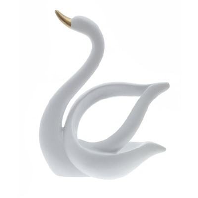 Фигурка декоративная "Лебедь", L18 W8,5 H26 см