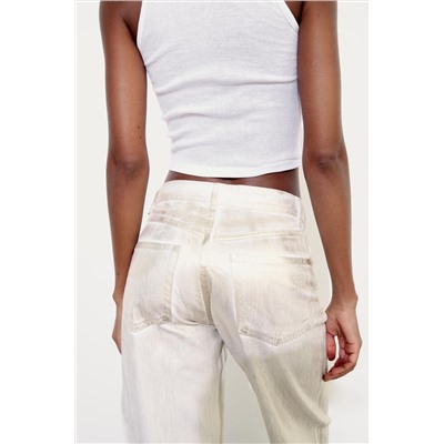 JEANS LOOSE TRF FOIL TIRO MEDIO