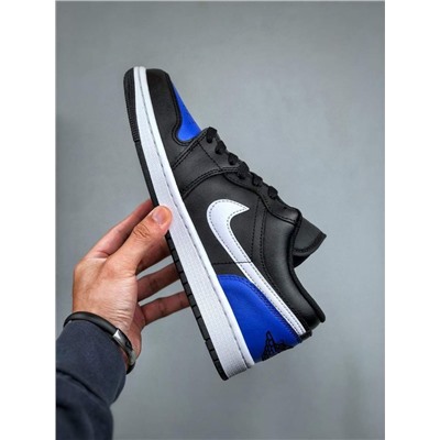 Кроссовки Nik*e Air Jordan 1 Low OG AJ1 Joe 1 black и blue