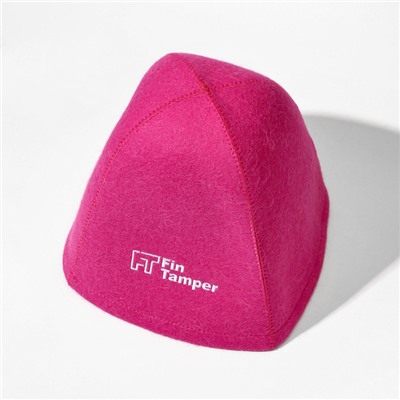Шапка для бани FINTAMPER «Премиум», шерсть альпаки, мериноса, шелк, фуксия