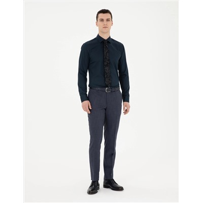 Laciverert Ex. Slim Fit Основная рубашка с длинным рукавом