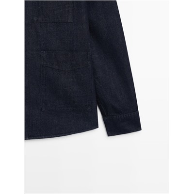Sobrecamisa denim bolsillos