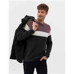 Bordeaux Slim Fit Bike Yaka Knitwear Свитер