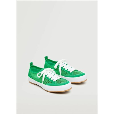 Deportivas rejilla combinada -  Mujer | MANGO OUTLET España