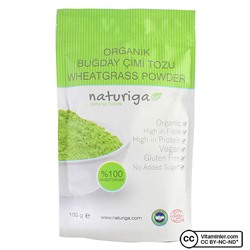 Naturiga Органический порошок ростков пшеницы 100 гр