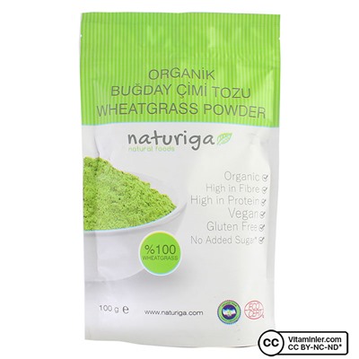Naturiga Органический порошок ростков пшеницы 100 гр