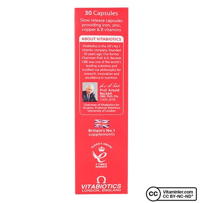 Vitabiotics Фероглобин 30 капсул