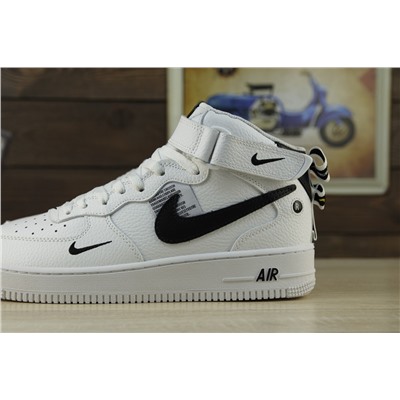Зимние Niкe Air Force из натуральной кожи