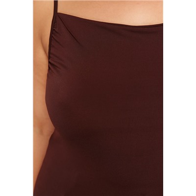 Brown Degaje Blouse Свадебная блузка TBBSS24AF00006