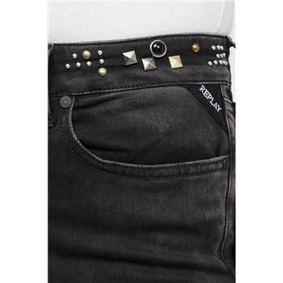 Pantalón skinny fit New Luz - Gris oscuro