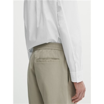 Pantalón popelín jogger fit