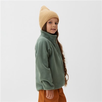 Детская кофта на молнии KAFTAN, цв.оливковый, р 34 (122-128)