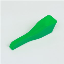 Ложка для корма птиц 12,5 х 1,5 х 3,5 см, зелёная