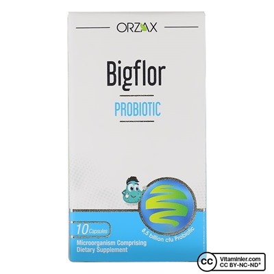 Orzax Bigflor Пробиотик и пребиотик 10 капсул
