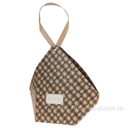 Набор сумок с ламинацией "Корзина" (картон), 24x14xH28 см (10шт)