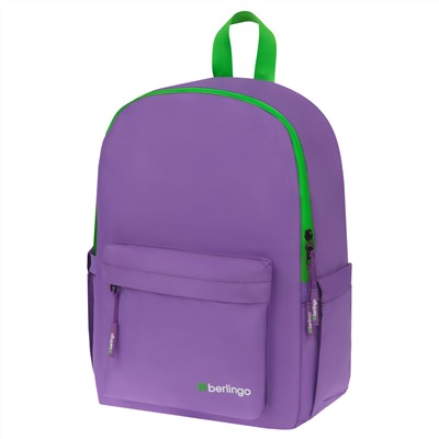 Рюкзак Berlingo "Regular purple", 40*27*16см, 1 отделение, 3 кармана, уплотненная спинка