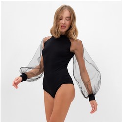Джемпер (боди) женский MINAKU: PartyDress цвет чёрный, размер 46