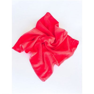 Салфетка из микрофибры (без упаковки), цвет красный, 50х80 см