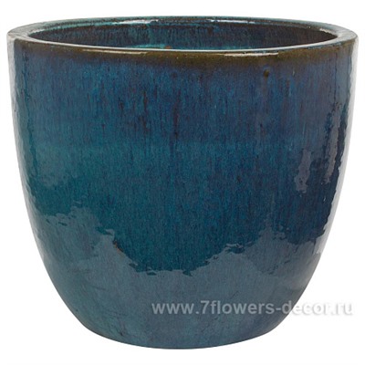 Кашпо Nobilis Marco "Azure grey Round" (керамика), D46хН38 см