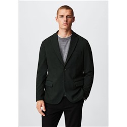 Americana algodón estructura -  Hombre | MANGO OUTLET España