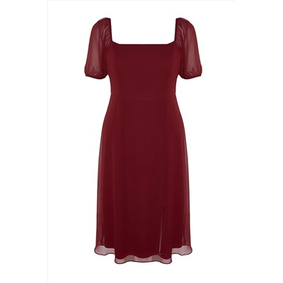 Burgundy Платье плетения TBBSS22AH0012