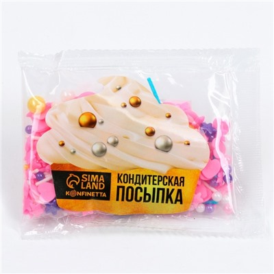 Кондитерская посыпка для куличей, фигурная, 25 г.