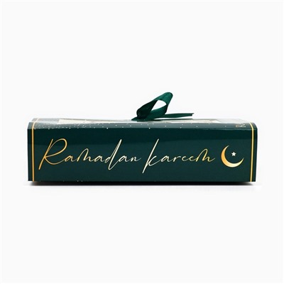 Коробка для конфет, 6 ячеек «Счастливого праздника Рамадан!» 14,8 х 9,5 х 3,5 см